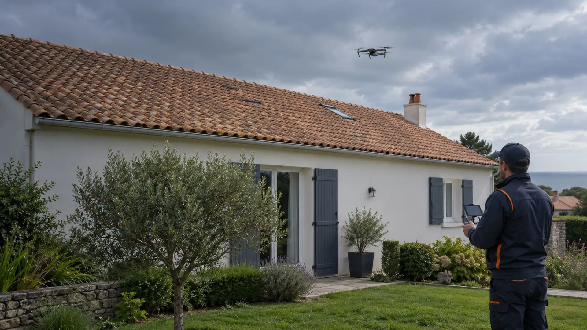 Couvreur ST Habitat en intervention, secteur de La Roche-sur-Yon